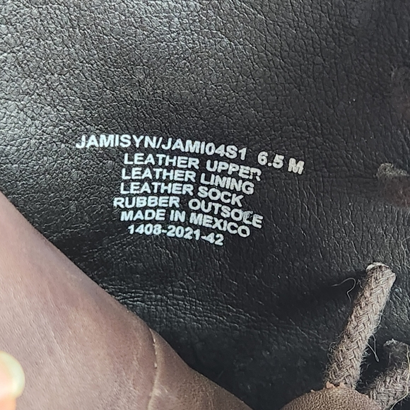 Size 6.5 Platform boot Leather Chunky combat boot Brown color STEVE MADDEN - Picture 11 of 15